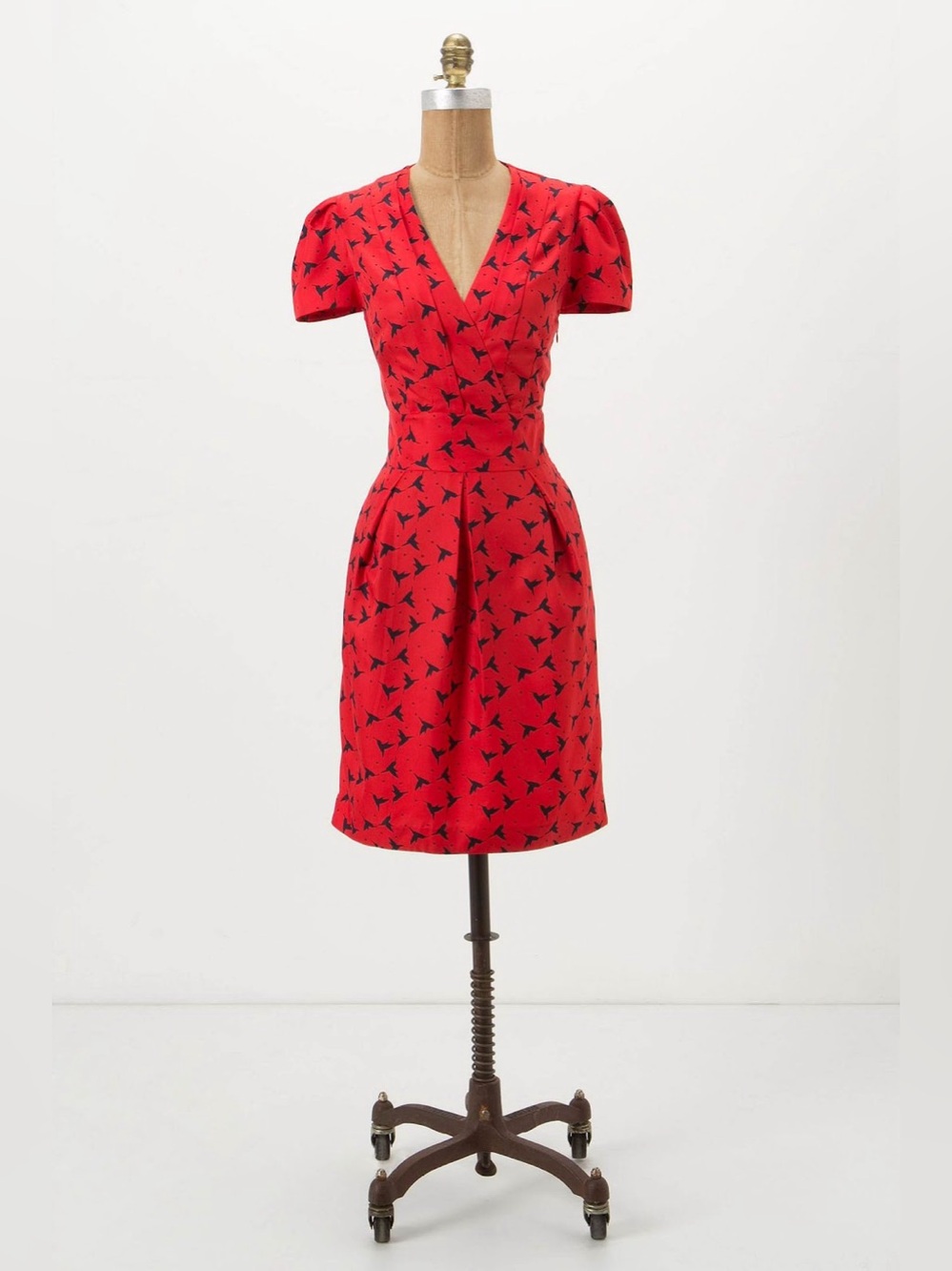 Anthropologie Hi there from Karen walker Thornbill Bird Dress Sz 4